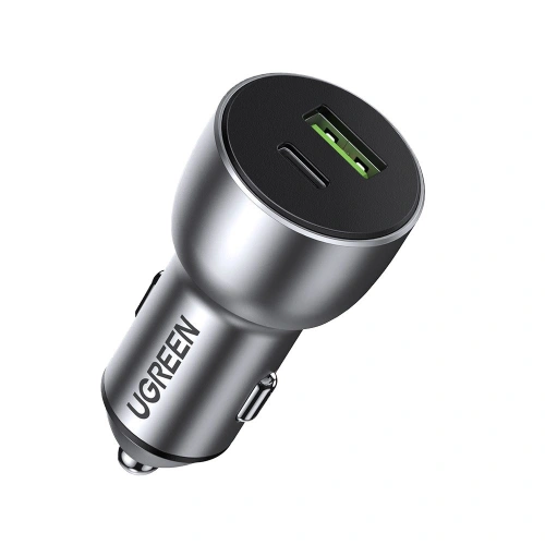 Kup UGREEN USB-Autoladegerät / USB Typ C Quick Charge 3.0 Power Delivery 36 W 3 A grau (CD213 60980) - UGR691GRY - {ean13} - Sklep Home Screen