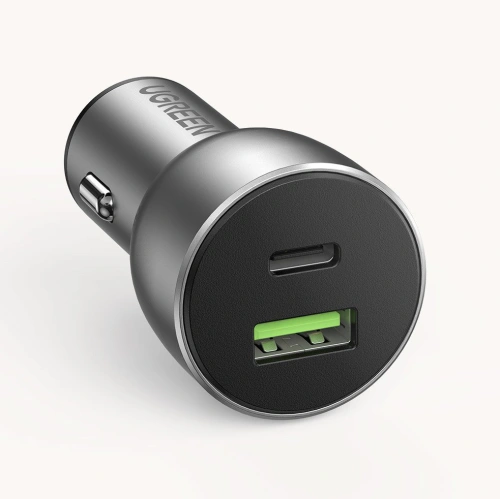 Kup UGREEN USB-Autoladegerät / USB Typ C Quick Charge 3.0 Power Delivery 36 W 3 A grau (CD213 60980) - UGR691GRY - {ean13} - Sklep Home Screen
