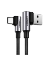 Buy Ugreen USB - USB Typ C angled cable Quick Charge 3.0 QC3.0 3 A 1,5 m gray (US176 60783) - UGR693GRY - {ean13} - Home Screen Store Europe