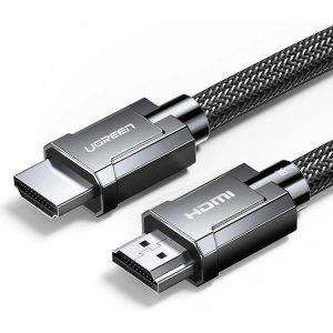 UGREEN kabel przewód HDMI 2.1 8K 60 Hz / 4K 120 Hz 3D 48 Gbps HDR VRR QMS ALLM eARC QFT 1,5 m szary (HD135 70320)