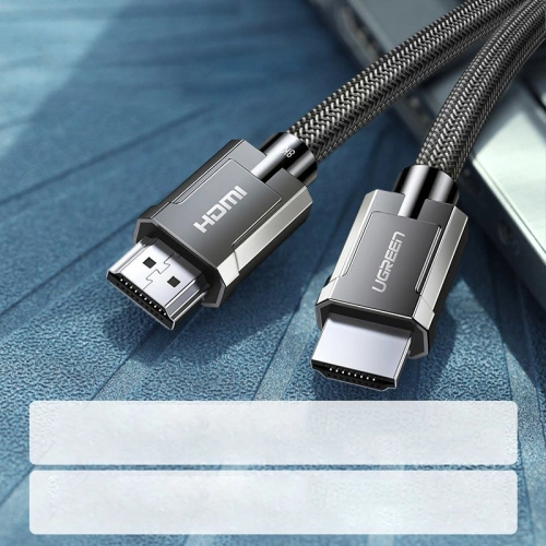 Kup UGREEN HDMI 2.1 8K 60 Hz / 4K 120 Hz 3D 48 Gbps HDR VRR QMS ALLM eARC QFT Kabel 1,5 m grau (HD135 70320) - UGR695GRY - {ean13} - Sklep Home Screen