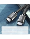 Kup UGREEN kabel przewód HDMI 2.1 8K 60 Hz / 4K 120 Hz 3D 48 Gbps HDR VRR QMS ALLM eARC QFT 1,5 m szary (HD135 70320) - UGR695GRY - {ean13} - Sklep Home Screen