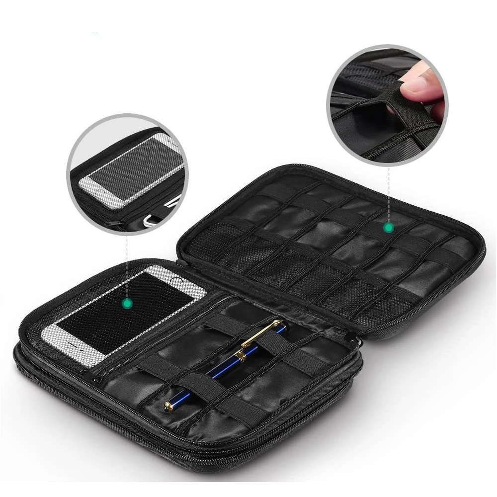 UGREEN etui pudełko na dysk twardy HDD SSD telefon kable akcesoria 24,5 x 17,5 x 5 cm szary (50147 LP149)