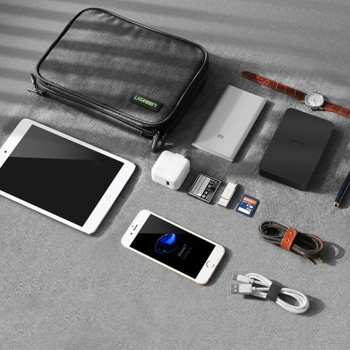 Kup UGREEN pouzdro na pevný disk HDD SSD telefon kabely příslušenství 24,5 x 17,5 x 5 cm šedé (50147 LP149) - UGR700GRY - {ean13} - Sklep Home Screen