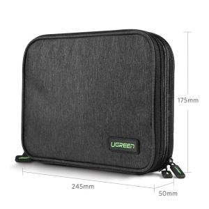 Kup UGREEN pouzdro na pevný disk HDD SSD telefon kabely příslušenství 24,5 x 17,5 x 5 cm šedé (50147 LP149) - UGR700GRY - {ean13} - Sklep Home Screen