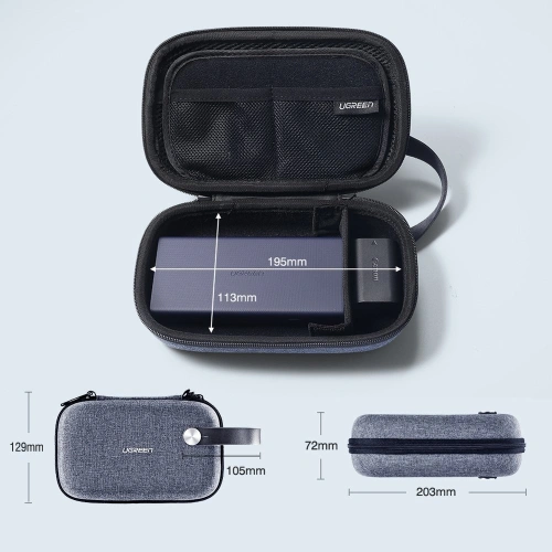 Kup UGREEN pouzdro na externí pevný disk HDD SSD příslušenství 20,3 x 12,9 x 7,2 cm šedé (50903 LP152) - UGR702GRY - {ean13} - Sklep Home Screen