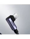 Kup UGREEN MFI kątowy kabel przewód z bocznym wtykiem USB Typ C - Lightning Power Delivery 3 A 1,5 m szary (60764 US305) - UGR703GRY - {ean13} - Sklep Home Screen
