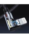 Kup UGREEN MFI cablu unghiular cu conector lateral USB Tip C - Lightning Power Delivery 3 A 1,5 m gri (60764 US305) - UGR703GRY - {ean13} - Sklep Home Screen