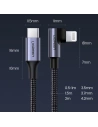 Kup UGREEN MFI szögletes kábel oldalsó USB Type-C - Lightning Power Delivery 3 A 1,5 m szürke (60764 US305) - UGR703GRY - {ean13} - Sklep Home Screen