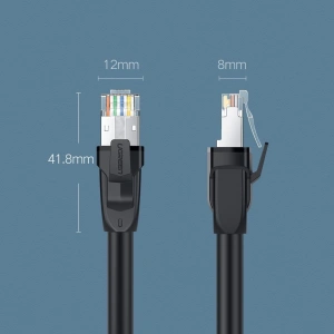 Kup UGREEN kabel przewód internetowy sieciowy Ethernet patchcord RJ45 Cat 8 T568B 10 m czarny (70616 NW121) - UGR715BLK - {ean13} - Sklep Home Screen
