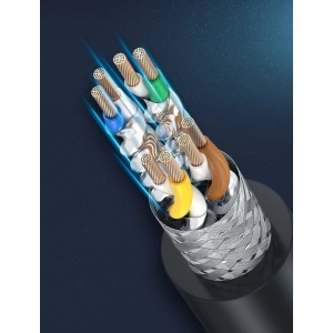 Kup UGREEN kabel przewód internetowy sieciowy Ethernet patchcord RJ45 Cat 8 T568B 10 m czarny (70616 NW121) - UGR715BLK - {ean13} - Sklep Home Screen