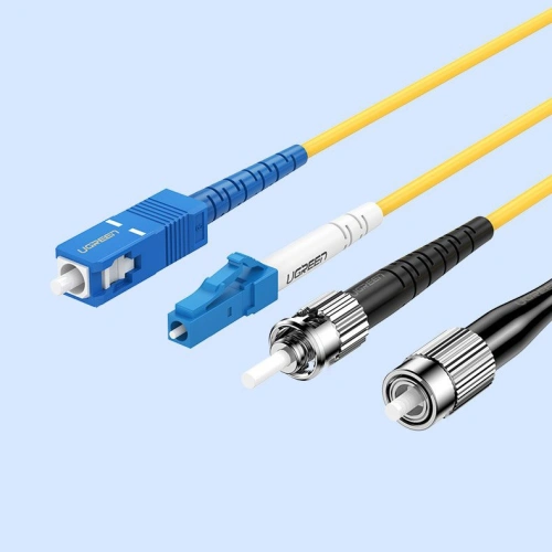 Kup UGREEN LC-LC jednomodowy patchcord światłowód 3 m sieciowy żółty (70663 NW130) - UGR717YEL - {ean13} - Sklep Home Screen