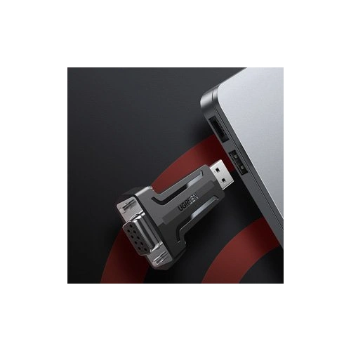 Kup UGREEN adapter konwerter przejściówka DB9 RS-232 - USB czarny (80111 CM326) - UGR719BLK - {ean13} - Sklep Home Screen
