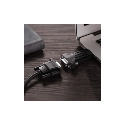 Kup UGREEN adapter konwerter przejściówka DB9 RS-232 - USB czarny (80111 CM326) - UGR719BLK - {ean13} - Sklep Home Screen