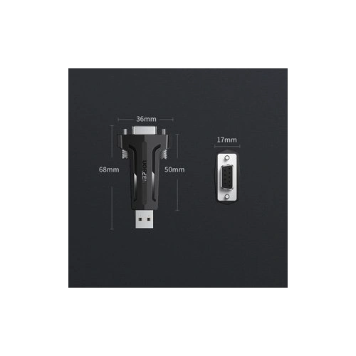Kup UGREEN adapter konwerter przejściówka DB9 RS-232 - USB czarny (80111 CM326) - UGR719BLK - {ean13} - Sklep Home Screen