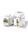 Ugreen unshielded network modules Keystone Ethernet Cat 5e 8P8C RJ45 100 Mbps 568A/B white (80176 NW142)