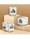 Kup UGREEN gniazdo samozaciskowe Keystone Ethernet Cat 5e 8P8C RJ45 100 Mbps 568A/B biały (80176 NW142) - UGR720WHT - {ean13} - Sklep Home Screen