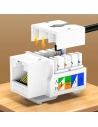 Kup UGREEN gniazdo samozaciskowe Keystone Ethernet Cat 5e 8P8C RJ45 100 Mbps 568A/B biały (80176 NW142) - UGR720WHT - {ean13} - Sklep Home Screen