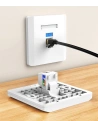 Kup UGREEN gniazdo samozaciskowe Keystone Ethernet Cat 5e 8P8C RJ45 100 Mbps 568A/B biały (80176 NW142) - UGR720WHT - {ean13} - Sklep Home Screen