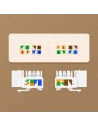 Kup UGREEN gniazdo samozaciskowe Keystone Ethernet Cat 5e 8P8C RJ45 100 Mbps 568A/B biały (80176 NW142) - UGR720WHT - {ean13} - Sklep Home Screen