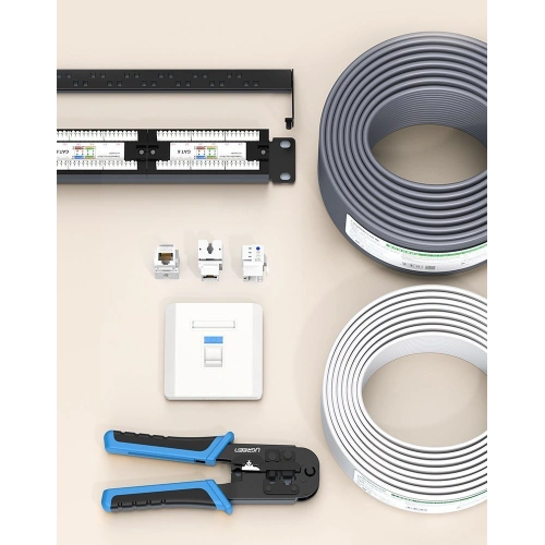 Kup UGREEN gniazdo samozaciskowe Keystone Ethernet Cat 5e 8P8C RJ45 100 Mbps 568A/B biały (80176 NW142) - UGR720WHT - {ean13} - Sklep Home Screen