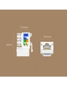 Kup UGREEN gniazdo samozaciskowe Keystone Ethernet Cat 5e 8P8C RJ45 100 Mbps 568A/B biały (80176 NW142) - UGR720WHT - {ean13} - Sklep Home Screen