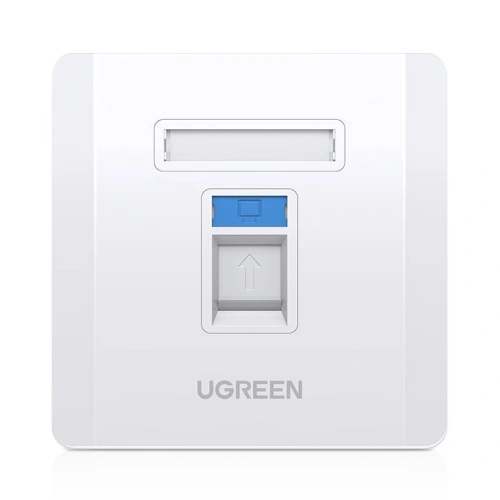 Buy Ugreen 5x wall socket internet LAN RJ45 86 mm x 86 mm white (80181 NW144) - UGR723WHT - {ean13} - Home Screen Store Europe