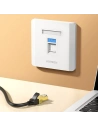 Kup UGREEN 5x LAN Computer-Wandsteckdose RJ45 86 mm x 86 mm weiß (80181 NW144) - UGR723WHT - {ean13} - Sklep Home Screen