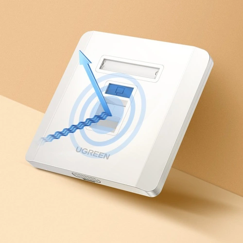 Kup UGREEN 5x ścienne gniazdo internetowe komputerowe LAN RJ45 86 mm x 86 mm biały (80181 NW144) - UGR723WHT - {ean13} - Sklep Home Screen