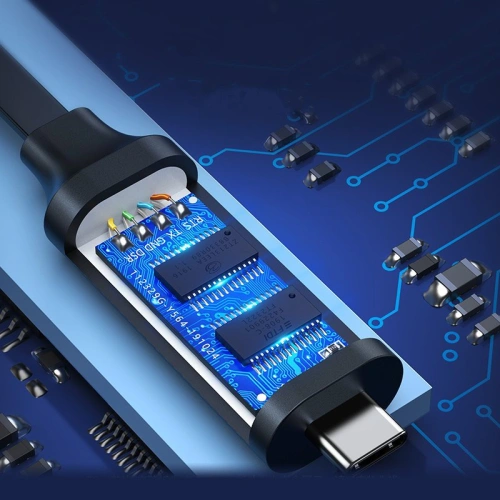 Kup UGREEN adapter przejściówka kabel sieciowy konsolowy internetowy USB Typ C - RJ45 1,5 m czarny (80186 CM204) - UGR724BLK - {ean13} - Sklep Home Screen