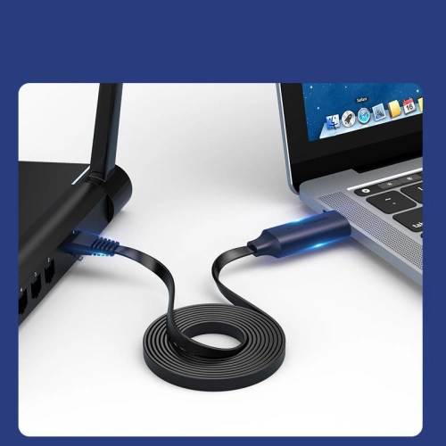 Kup UGREEN adapter przejściówka kabel sieciowy konsolowy internetowy USB Typ C - RJ45 1,5 m czarny (80186 CM204) - UGR724BLK - {ean13} - Sklep Home Screen