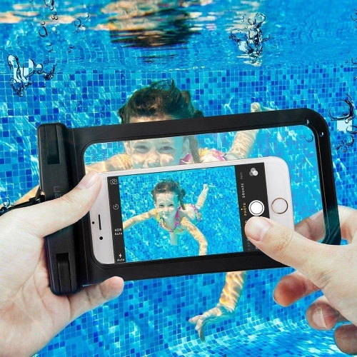 Kup Universelle wasserdichte Hülle Spigen A600 Case Schwarz - SPN128BLK - {ean13} - Sklep Home Screen