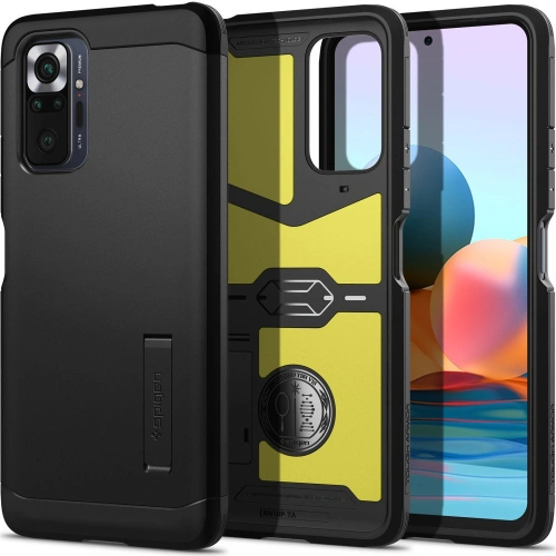 Kup Spigen Tasche Tough Armor Redmi Note 10 Pro Schwarz - SPN1578BLK - {ean13} - Sklep Home Screen