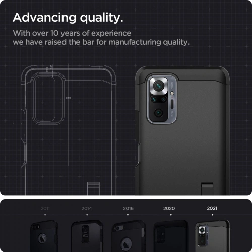 Buy Spigen Tough Armor Redmi Note 10 Pro Black - SPN1578BLK - {ean13} - Home Screen Store Europe