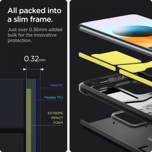 Kup Spigen Tasche Tough Armor Redmi Note 10 Pro Schwarz - SPN1578BLK - {ean13} - Sklep Home Screen