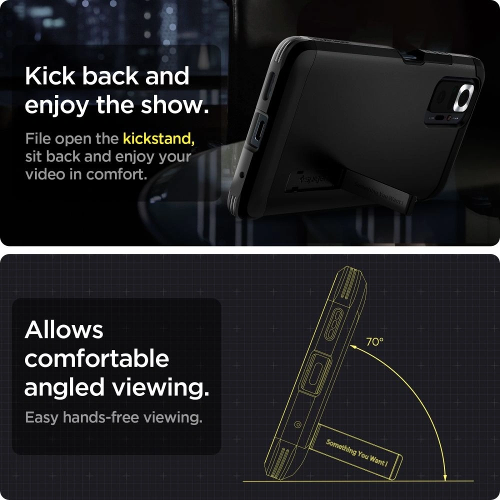 Etui Spigen Tough Armor Redmi Note 10 Pro Black