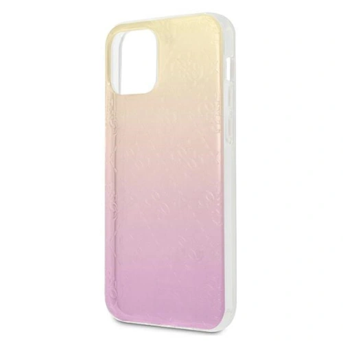 Kup Etui Guess GUHCP12M3D4GGPG Apple iPhone 12/12 Pro różowy pink 3D Raised 4G Gradient - GUE959PNK - {ean13} - Sklep Home Screen