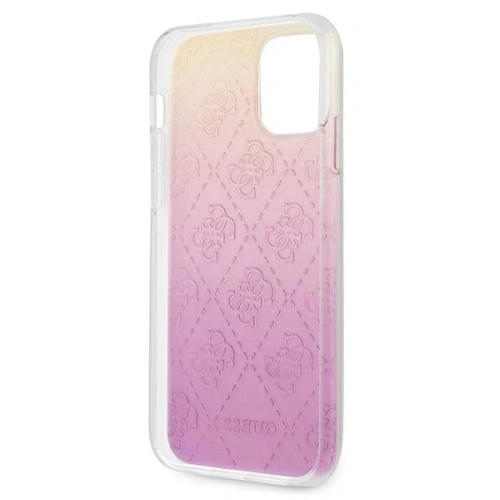 Kup Etui Guess GUHCP12M3D4GGPG Apple iPhone 12/12 Pro różowy pink 3D Raised 4G Gradient - GUE959PNK - {ean13} - Sklep Home Screen