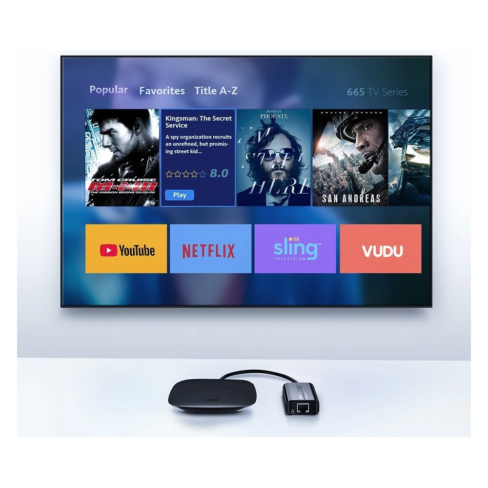 Ugreen rozdzielacz HUB 3x USB 3.0 zewnętrzna karta sieciowa RJ45 Giga Ethernet czarny (20265)