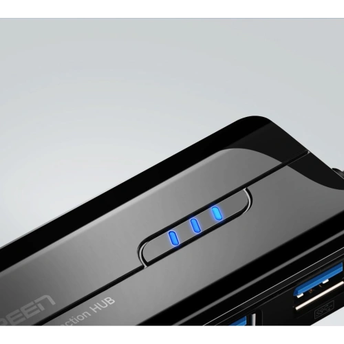 Kup Ugreen hUB 3x USB 3.0 externe Netzwerkkarte RJ45 Giga Ethernet schwarz (20265) - UGR807BLK - {ean13} - Sklep Home Screen