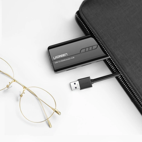 Kup Ugreen hUB 3x USB 3.0 externe Netzwerkkarte RJ45 Giga Ethernet schwarz (20265) - UGR807BLK - {ean13} - Sklep Home Screen