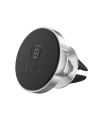 Baseus Small Ears Series magnetický držák do auta na mřížku ventilace stříbrný (SUER-A0S)