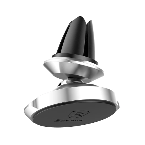 Kup Baseus Small Ears Series magnetický držák do auta na mřížku ventilace stříbrný (SUER-A0S) - BSU2164SLV - {ean13} - Sklep Home Screen
