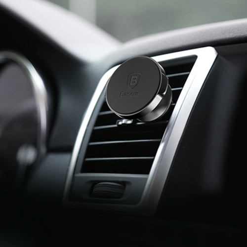 Buy Baseus Small Ears Series Universal Air Vent Magnetic Car Mount Holder silver (SUER-A0S) - BSU2164SLV - {ean13} - Home Screen Store Europe