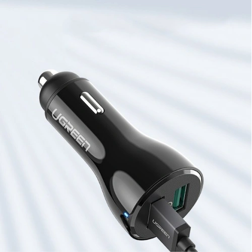 Kup Ugreen automobilová nabíječka Quick Charge 3.0 2x USB 30W 3A černá (40309) - UGR808BLK - {ean13} - Sklep Home Screen