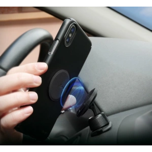 Kup Plăci din PU Leather Metal pentru suportul magnetic Ringke Negru - RGK719BLK - {ean13} - Sklep Home Screen