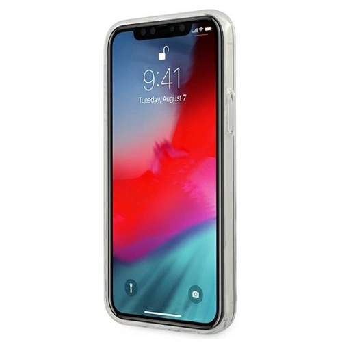 Kup Guess Apple Tasche GUHCP12LPCUGLBPG iPhone 12 Pro Max blau/blau Hartschale Glitter Gradient 4G Circle Logo - GUE962BLU - {ean13} - Sklep Home Screen