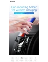 Kup Uchwyt samochodowy z ładowarką indukcyjną Baseus Metal Gravity Car Mount Wireless Charger Black - BSU043 - {ean13} - Sklep Home Screen