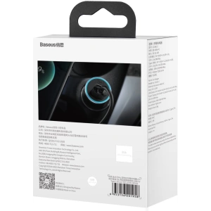 Kup Ładowarka samochodowa Baseus Golden Contactor Pro, USB + USB-C, QC4.0+, PD, SCP, 40W (szara) + kabel USB do USB-C 1m (czarny) - BSU2166BLK - {ean13} - Sklep Home Screen