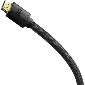 Kabel HDMI 2.1 Baseus High Definition Series, 8K 60Hz, 3D, HDR, 48Gbps, 1m (czarny)